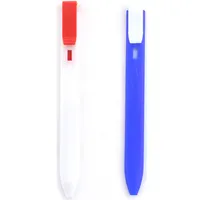 Caneta esferográfica de alta qualidade, caneta esferográfica promocional, logotipo personalizado, tela sensível ao toque, sorriso de plástico