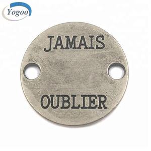 Etiquetas de Cuero <span class=keywords><strong>para</strong></span> Zapatos de Diseñador, Etiquetas de <span class=keywords><strong>Ropa</strong></span> con Logotipo de Placa Redonda de Metal Grabado en Oro, <span class=keywords><strong>Ropa</strong></span> de Marca Personalizada de Moda, Zapatos Baratos - Product Image 3