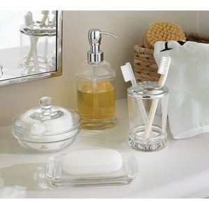 Juego <span class=keywords><strong>de</strong></span> Accesorios <span class=keywords><strong>de</strong></span> Baño <span class=keywords><strong>de</strong></span> Vidrio Clásico Nuevo y Más Vendido en 2024 con <span class=keywords><strong>Dispensador</strong></span> <span class=keywords><strong>de</strong></span> Jabón <span class=keywords><strong>Cromado</strong></span> para Hotel <span class=keywords><strong>de</strong></span> 5 Estrellas Balfour - Product Image 2
