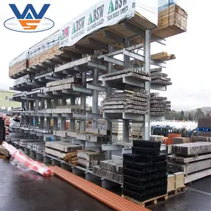 Heavy Rack Corrosion Protection Heavy Weight Steel Cantilever Pallet Racking Car Cantilever Pipe Rack Customized Factory