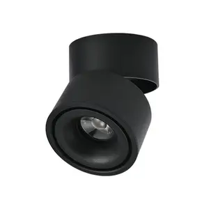 Dimbare Cob Led Downlighters Verstelbare Opbouw Led Plafond Lamp Downlight Opvouwbare 360 Graden Draaibare Spoor Spot Light