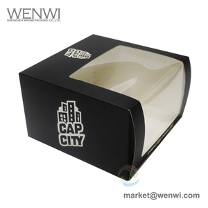 Venta al por mayor de almacenamiento de papel de tamaño personalizado de regalo de correo de envío de pantalla gorra de béisbol caja - Product Image 3