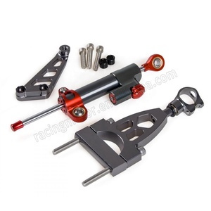 CNC Réglable Amortisseur de Direction et Support de Fixation Pour Honda CB400SF VTEC 92-15 CB400SB 04-15