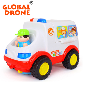 Huile juguetes 836 <span class=keywords><strong>ambulancia</strong></span> doctor vehículos <span class=keywords><strong>de</strong></span> juguete con luces y sonidos temprana juguetes educativos para niños 2018 - Product Image 3