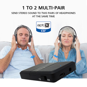Nouvel arrivage Émetteur et récepteur audio <span class=keywords><strong>Bluetooth</strong></span> <span class=keywords><strong>multipoint</strong></span> adaptateur tout-en-un acc aptx-LL v5.0 faible latence - Product Image 4
