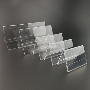 Support <span class=keywords><strong>de</strong></span> présentoir <span class=keywords><strong>de</strong></span> prix en acrylique miniature <span class=keywords><strong>de</strong></span> table, vente en gros, forme en L, support <span class=keywords><strong>de</strong></span> prix bon marché, support <span class=keywords><strong>de</strong></span> <span class=keywords><strong>plaque</strong></span> <span class=keywords><strong>de</strong></span> nom en acrylique pour bureau - Product Image 6