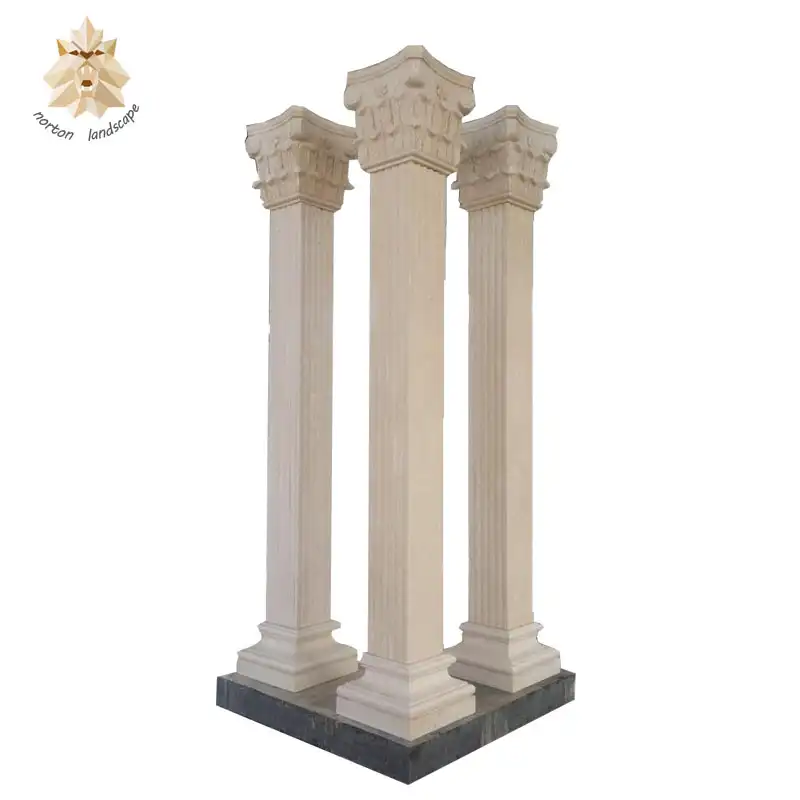 Природный Классический Современный каменных колонн в римском стиле каменный столб NTMH-059Y