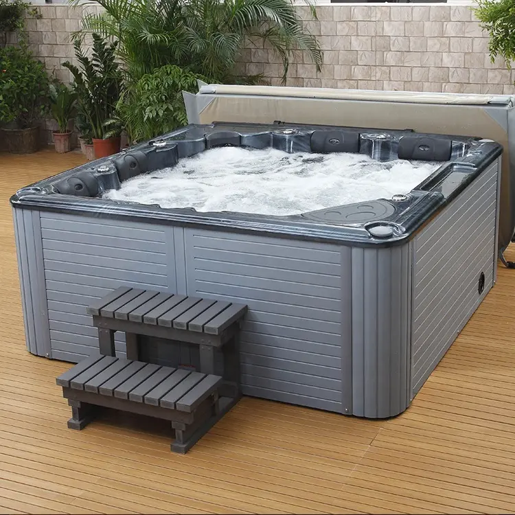 Luxury Europe Acrylic Balboa Control Spa Whirlpool Hot Tub fiberglass swimming pool