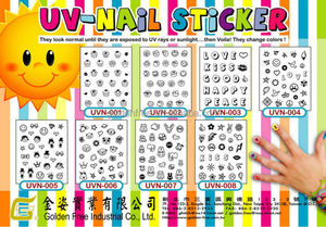 Adhesivo Decorativo para Uñas con Cambio de Color UV 2D, Ecológico y Moderno, de Fábrica Auditada por NBCU - Product Image 2