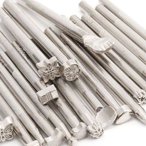 Alloy <strong>Leather</strong> Printing <strong>Tools</strong> DIY Working Saddle Making Set Carving <strong>Leather</strong> Craft Stamps Set Craft <strong>Leather</strong> Working - Product Image 2