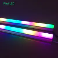 LED Rintangan Cahaya/16 Pixel LED RGB Led Digital Tube/Aluminium Lampu Ipixel LED Kasus DMX Sinyal 1000*50Mm-40-60 B4816V12 19