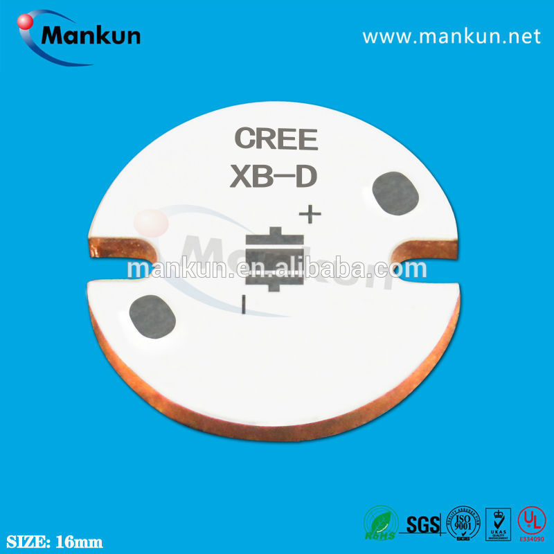 малый круглый ёесткой меди pcb для роёдественские огни