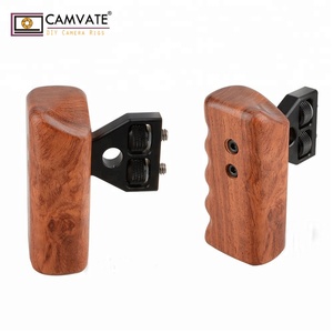 CAMVATE Nóng Bán Tốt Nhất Pro <span class=keywords><strong>Slr</strong></span>/Dslr Kỹ Thuật Số Bằng Gỗ Máy Ảnh Hand Grip - Product Image 2