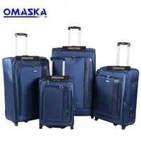 2019 뜨거운 판매 OMASKA OEM/ODM 로고 4 pcs 패브릭 소프트 여행 가방 트롤리 수하물 가방