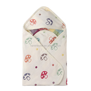 Personalizado Suave Estupendo 100 de Algodón de Gasa <span class=keywords><strong>Muselina</strong></span> Del Bebé Con Capucha Toallas - Product Image 2