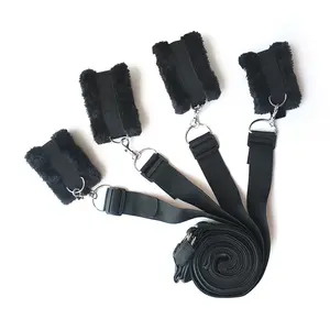 Adult <strong>Sex</strong> Toys SM Adjustable <strong>Bed</strong> <strong>Restraint</strong> with Wrist Cuff and Ankle Cuffs - Product Image 1
