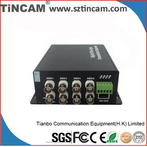 8 Canales de Video/1 Datos Return/1 de Audio Hacia Adelante para SM 20 km De Fibra óptica de vídeo multiplexer - Product Image 5