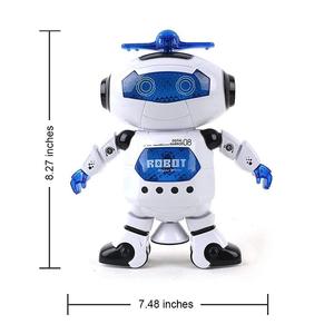 Juguete Robot Caminante y Bailarín con Giro de 360 Grados, de Plástico ABS, con Luces y Música para Niños, Juguete Electrónico de <span class=keywords><strong>Dibujos</strong></span> <span class=keywords><strong>Animados</strong></span> con Funcionamiento a Pilas - Product Image 5