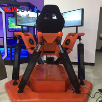 Simulateur de course automobile de réalité virtuelle 4D avec une sensation réelle