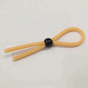 Rc Mannen Volwassen Seksspeeltjes Romantiek Stijlmaat Verstelbaar Oranje Acryl Kraal Gloeiende Milieuvriendelijke Wasbare Party Gebruik Haan Ring - Product Image 2