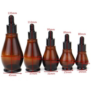 Flacons compte-gouttes en verre ambré de 10/20/30/50/100 ml, flacon compte-gouttes de 30 ml, flacons à <span class=keywords><strong>pipette</strong></span> pour huiles essentielles et parfums de 100 ml, contenants vides rechargeables - Product Image 6