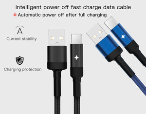 2024 thiết kế mới tắt nguồn Cáp dữ liệu 2.4A <span class=keywords><strong>USB</strong></span> Type-C tự động ngắt kết nối đường dây cáp - Product Image 4