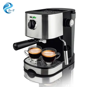 OEM al por mayor 1.0L 850 W hogar cafetera, 15 bar negro Alta Calidad máquina de café espresso