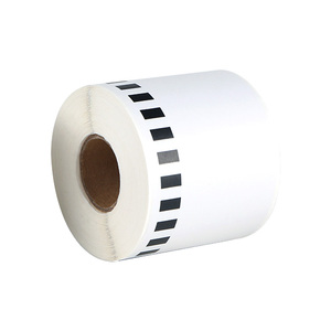 Rollo de etiquetas de código de barras con adhesivo térmico compatible con <span class=keywords><strong>Brother</strong></span>, de 62mm x 30,48 M, rollo jumbo de etiquetas térmicas, DK2205, de 2 a m - Product Image 5