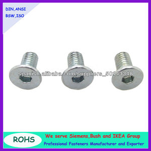 Tornillos DIN7991 Tornillos <span class=keywords><strong>Allen</strong></span> de cabeza avellanada - Product Image 1