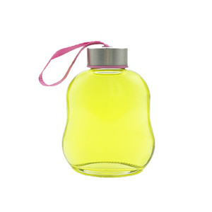 300 ml 10 oz mignon creative <span class=keywords><strong>plat</strong></span> gourde <span class=keywords><strong>hermétique</strong></span> portable tasse d'eau bouteille de boisson - Product Image 1