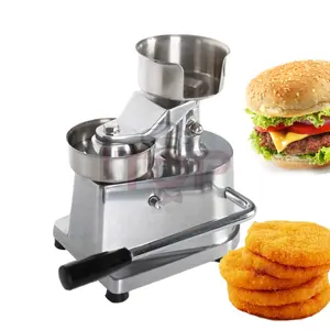 AM10 Hamburger patty persmaker machine burger patty machine pasteitjes maker