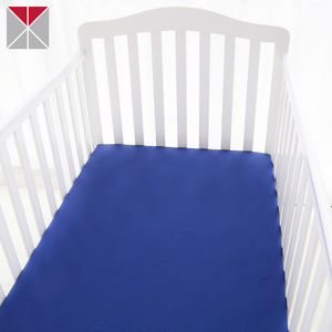 Color puro 140gsm <span class=keywords><strong>franela</strong></span> <span class=keywords><strong>de</strong></span> algodón azul niños cama sábanas <span class=keywords><strong>para</strong></span> <span class=keywords><strong>cuna</strong></span> - Product Image 2