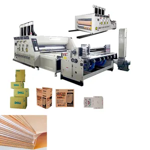 Automatische Maschine zur Herstellung von Well pappkartons, Maschine zur Herstellung von Wellpappe kartons mit frischem Obst und Karton