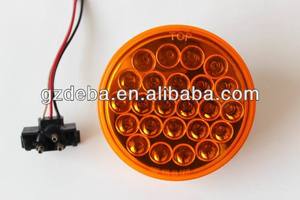 Impermeable 4 ''<span class=keywords><strong>Ronda</strong></span> Led Luz Trasera Para <span class=keywords><strong>Bus</strong></span> Camión Remolque - Product Image 1