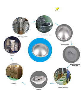 Goujons <span class=keywords><strong>de</strong></span> soudure en acier inoxydable, goupilles en aluminium, rondelles d'isolation autobloquantes coniques <span class=keywords><strong>Starlock</strong></span> en acier avec capuchon bombé - Product Image 5
