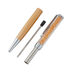 Promotionele Bling Wieden Pen Crystal Diamond Balpen Met Aangepaste Logo - Product Image 2