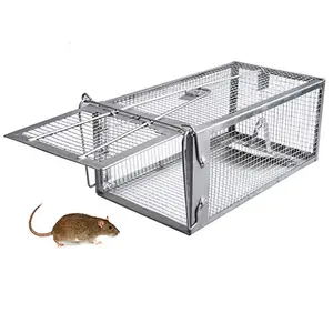 Commercio all'ingrosso Animale Vivo Automatico Zincato Mouse Trap Gabbia