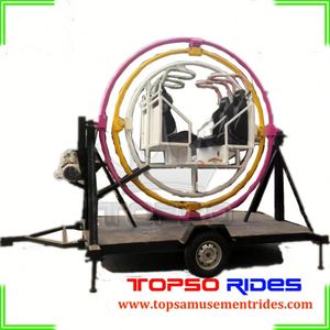 TOPSO 3D anillos Popular juguetes y juegos giroscopio humano eléctrica atracciones <span class=keywords><strong>de</strong></span> feria para la venta - Product Image 6