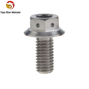 TITST GR2 / GR5 Titanium Race Screws Titanium Flange Bolt M8 X (1.25mm) Race Spec in Stock - Product Image 4