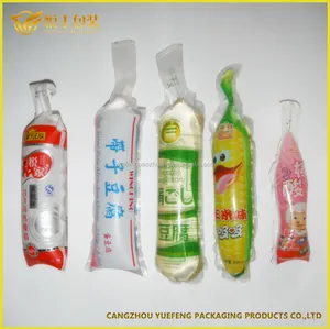 China supplier customized heat sealing plastic yogurt packing pouch