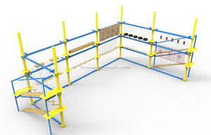 Cuerda de escalada neto selva gimnasio sistema atractivo cuerda <span class=keywords><strong>curso</strong></span> - Product Image 1