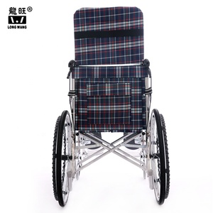 Comodo Sedile Imbottito Manuale Commode compatto Reclinabile Sedia A Rotelle Per Disabili sedia a rotelle paziente ospedale comode prezzo - Product Image 3