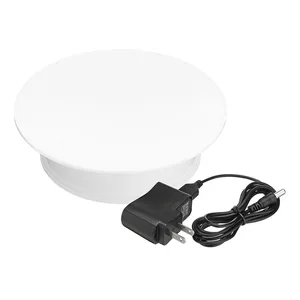 Tourne-disque rotatif électrique pour studio de photographie, photo noire et blanche, 360 degrés, charge maximale 10kg, 220V, 110V, 10 ", 25cm