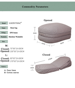 LUCKYSAC alta calidad sillones <span class=keywords><strong>puff</strong></span> mayor cubre - Product Image 6