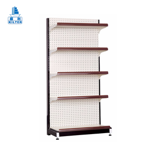 Supermercado usado de alambre de metal única/doble sideshelf rack tienda de comestibles de visualización farmacia rack estantes de acero a mercado - Product Image 4