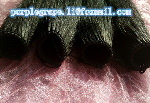 Extensión de pelo de cola de caballo, hecho a mano, 100%, pelo Real de cola de caballo - Product Image 2