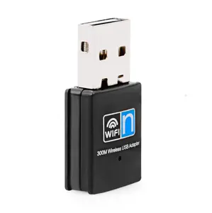 Adaptor Usb Wifi 300 Mbps Mini Wifi Dongle 2.4G 802.11G/B/N Wireless PC Jaringan LAN kartu Wi Fi USB Receiver Untuk Desktop Laptop