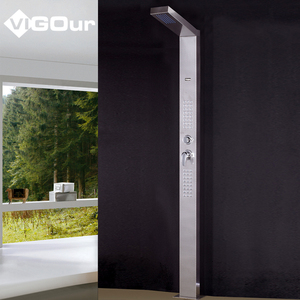 Columna ducha de lluvia, lluvia doble Panel de Panel para Hotel, <span class=keywords><strong>piscina</strong></span> # BS-6914 - Product Image 1