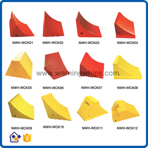 NWH-WCK11ヘビーデューティー容量PU素材ホイールストッパー/セーフティホイールチョック - Product Image 3