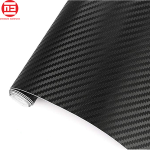 Vinilo Adhesivo para Automóviles de PVC, Fuerte Adhesión, 3D/4D/5D/6D, Fibra de Carbono Brillante, Rollo - Product Image 3